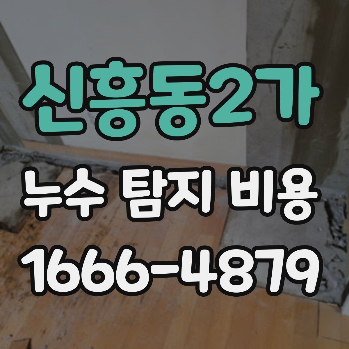 신흥동2가 누수 탐지 비용