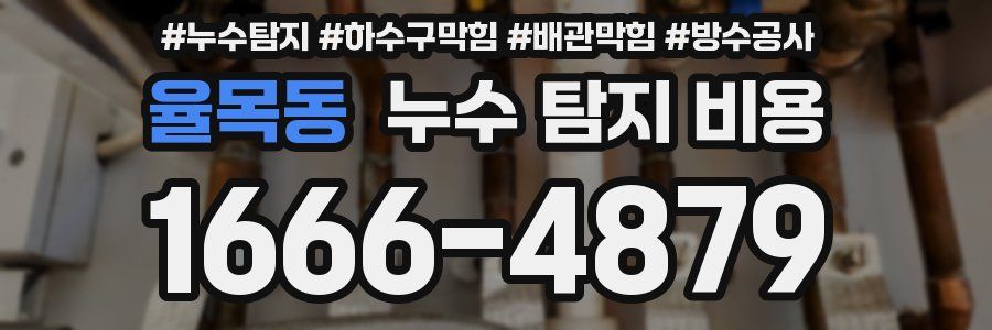 율목동 누수 탐지 비용