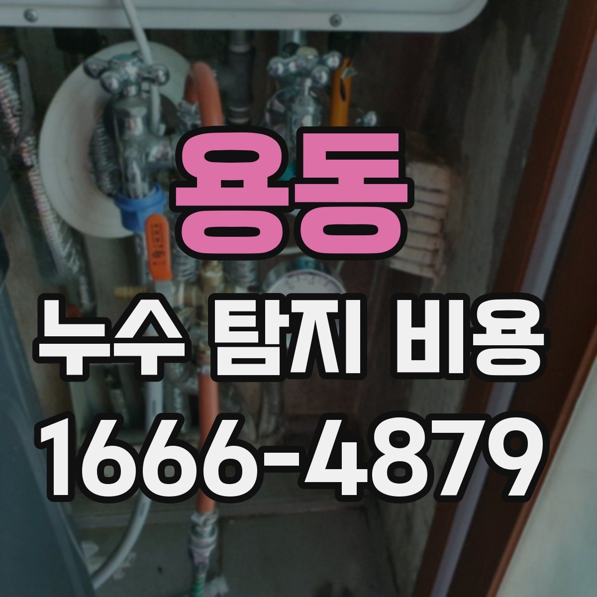 용동 누수 탐지 비용