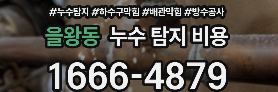 을왕동 누수 탐지 비용