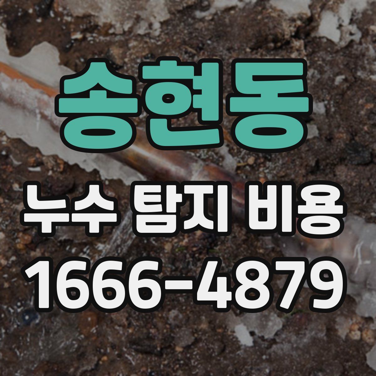 송현동 누수 탐지 비용