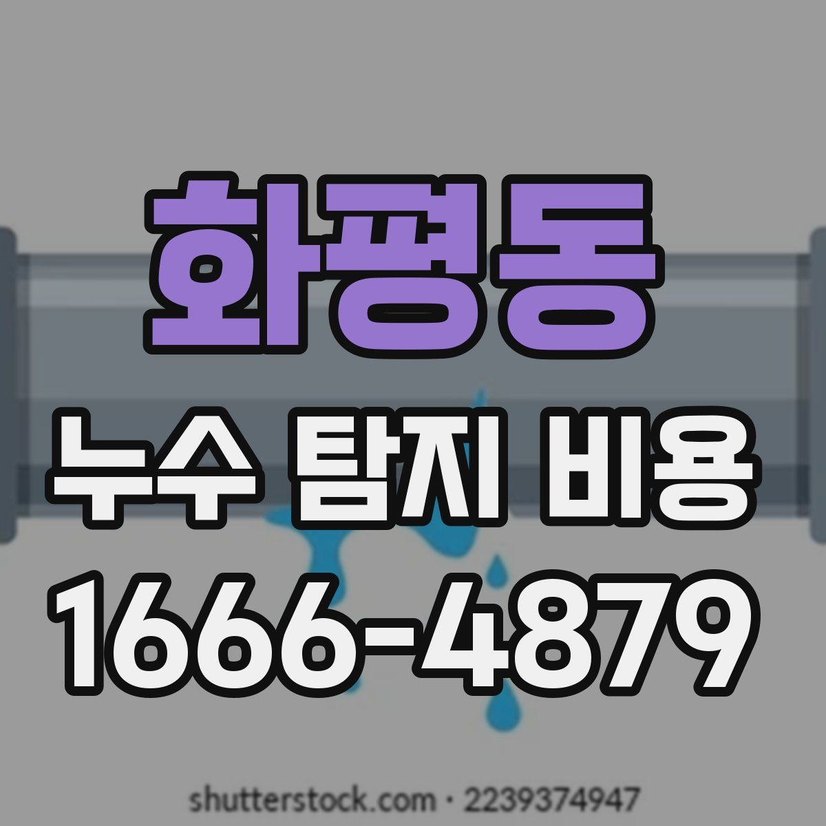 화평동 누수 탐지 비용