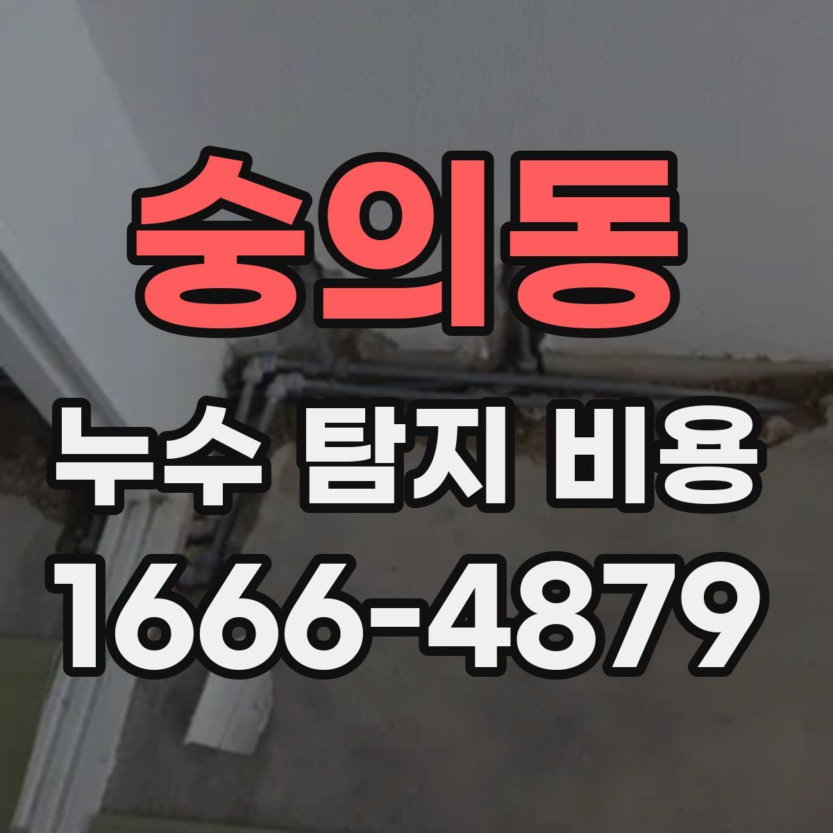 숭의동 누수 탐지 비용