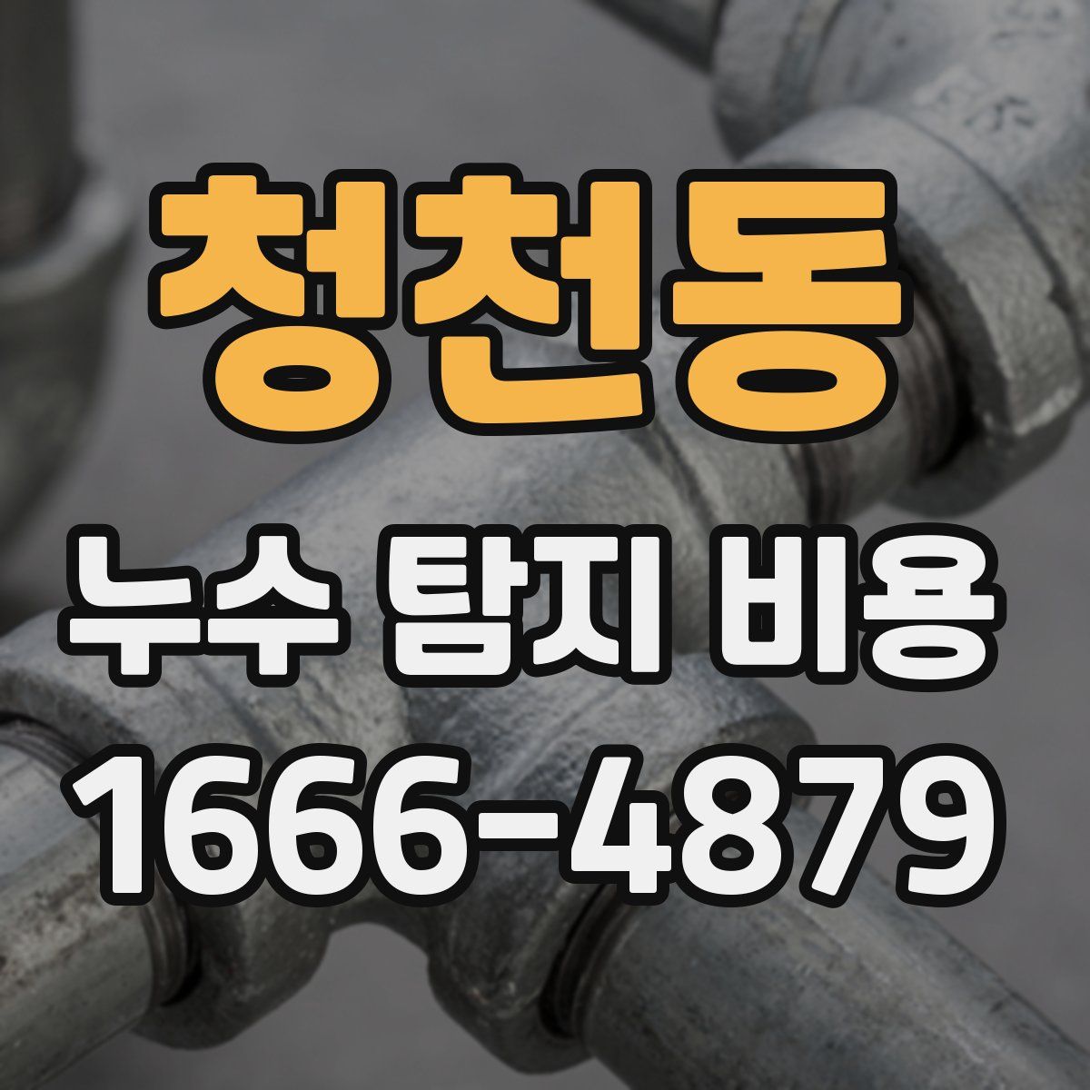 청천동 누수 탐지 비용