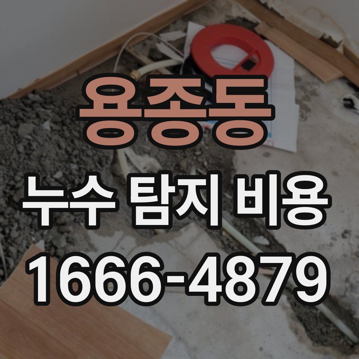 용종동 누수 탐지 비용