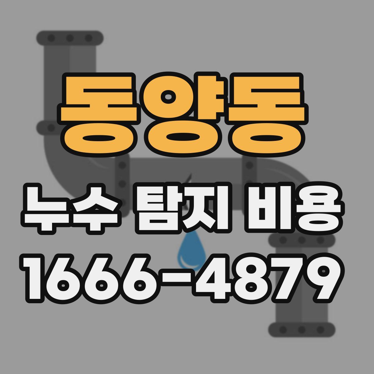 동양동 누수 탐지 비용