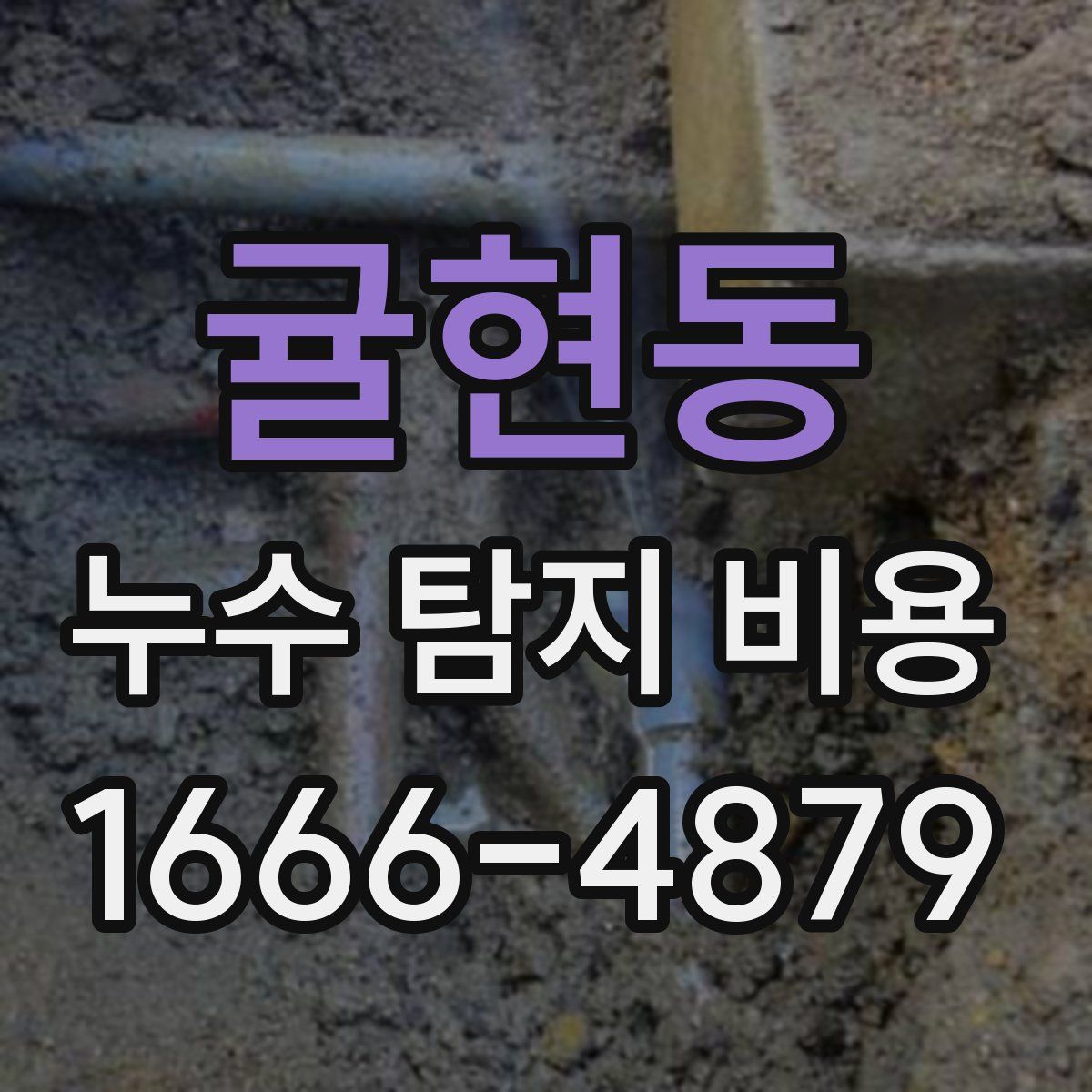귤현동 누수 탐지 비용