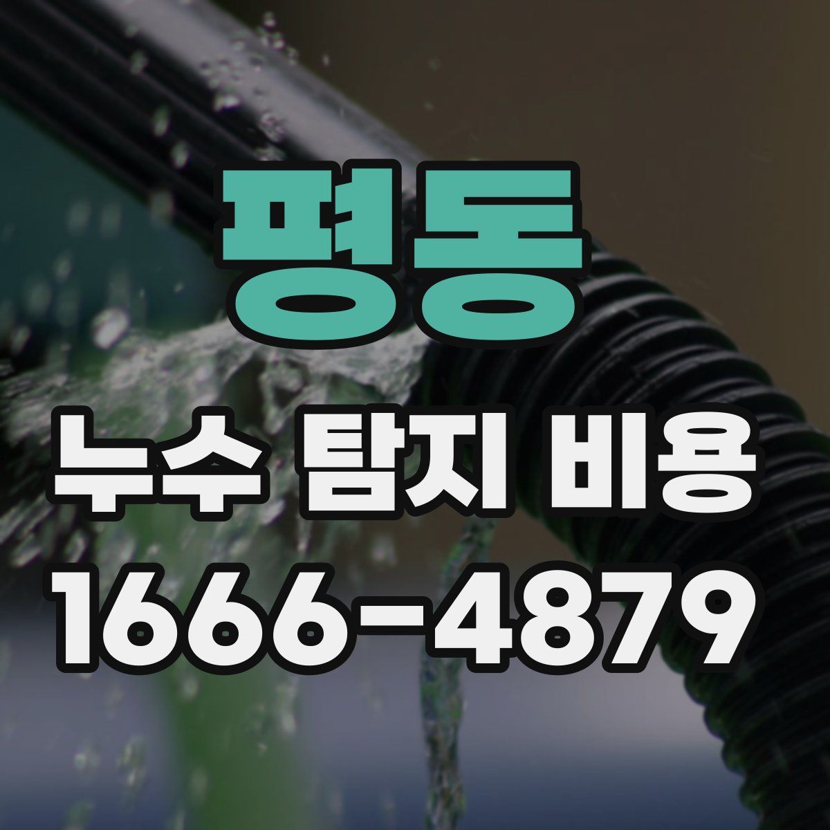 평동 누수 탐지 비용