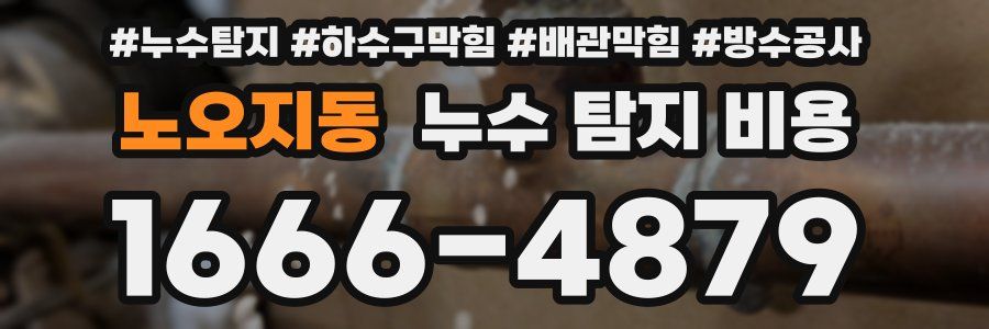 노오지동 누수 탐지 비용