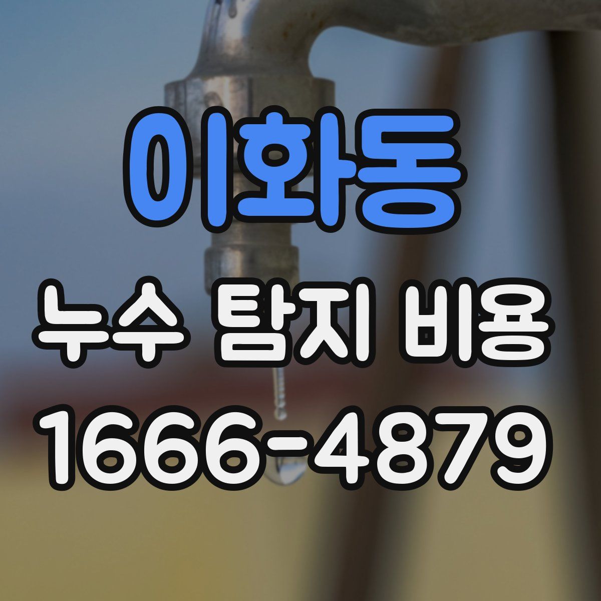이화동 누수 탐지 비용