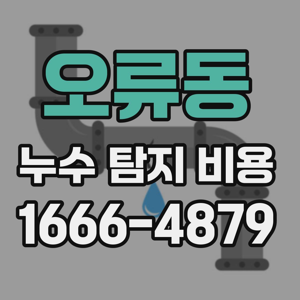 오류동 누수 탐지 비용