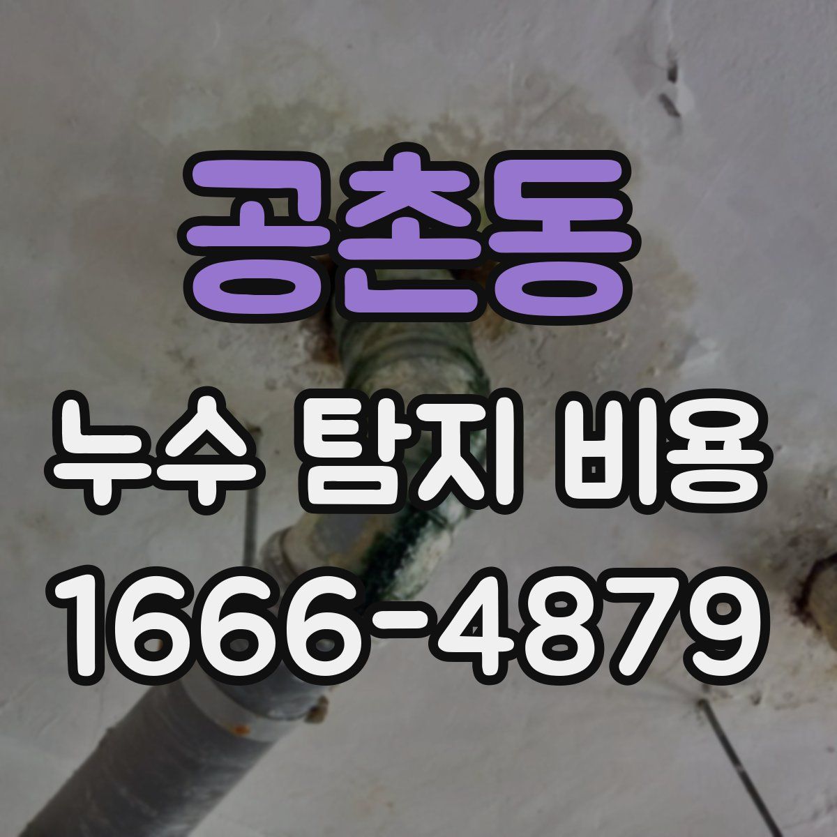 공촌동 누수 탐지 비용