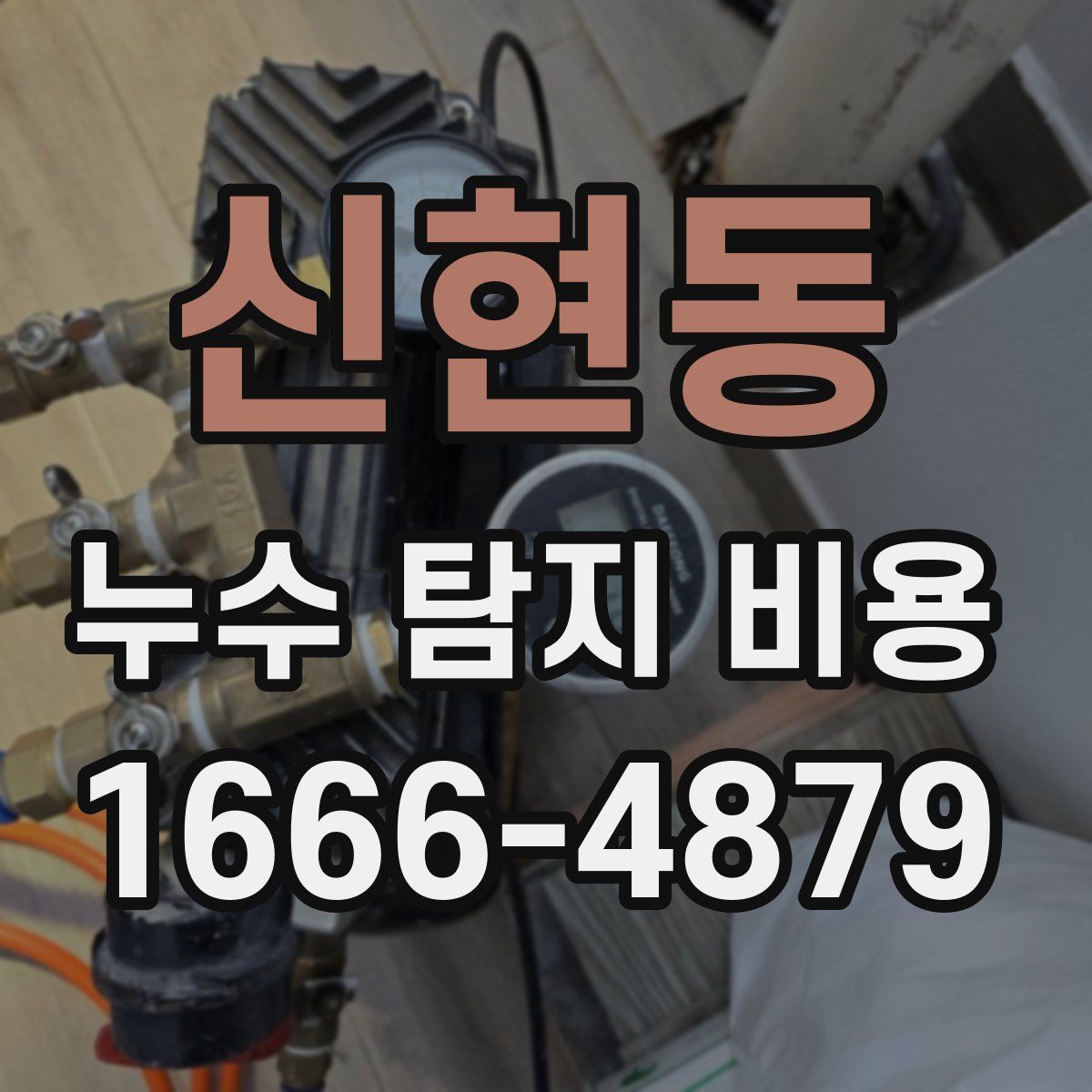 신현동 누수 탐지 비용