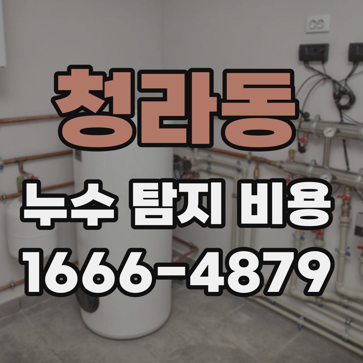 청라동 누수 탐지 비용
