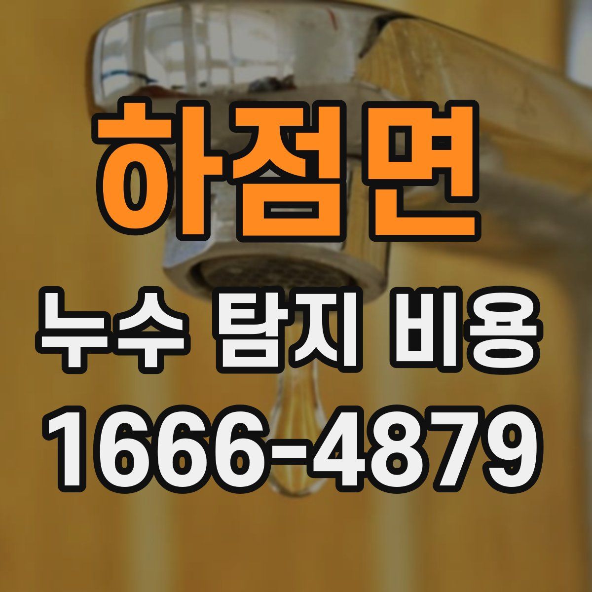 하점면 누수 탐지 비용