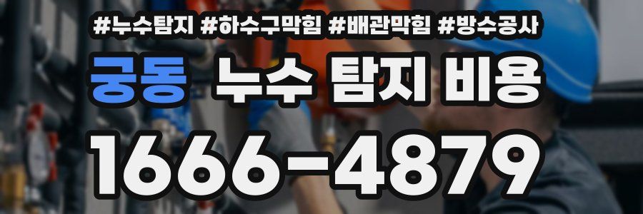 궁동 누수 탐지 비용