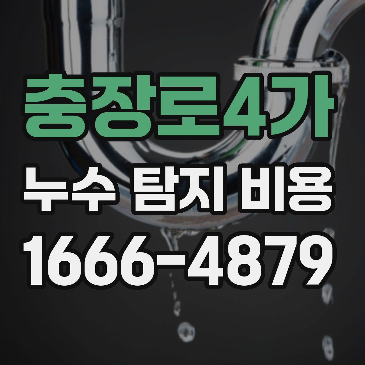 충장로4가 누수 탐지 비용