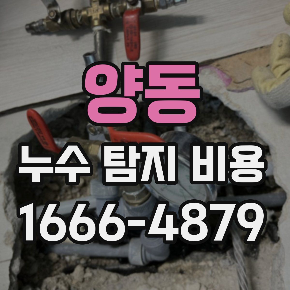 양동 누수 탐지 비용