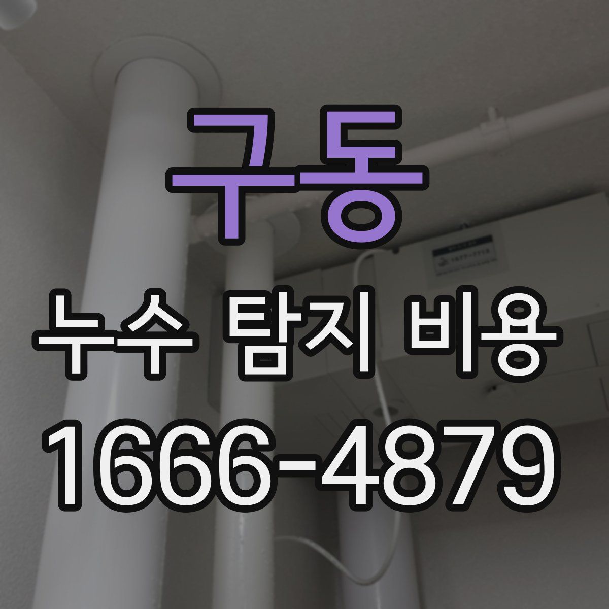 구동 누수 탐지 비용