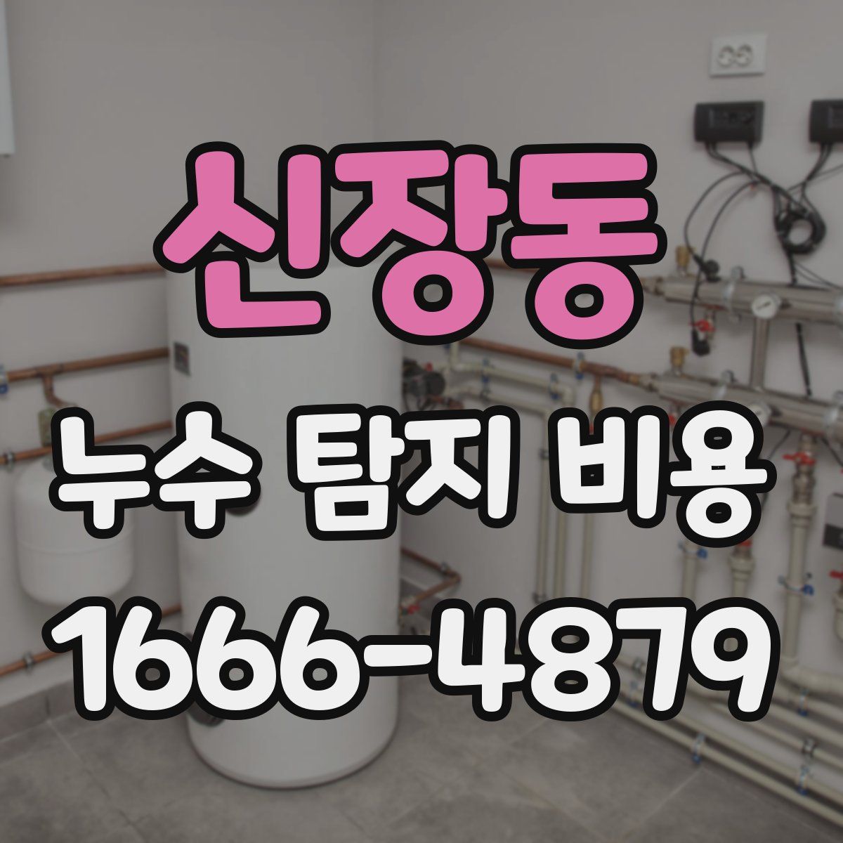 신장동 누수 탐지 비용