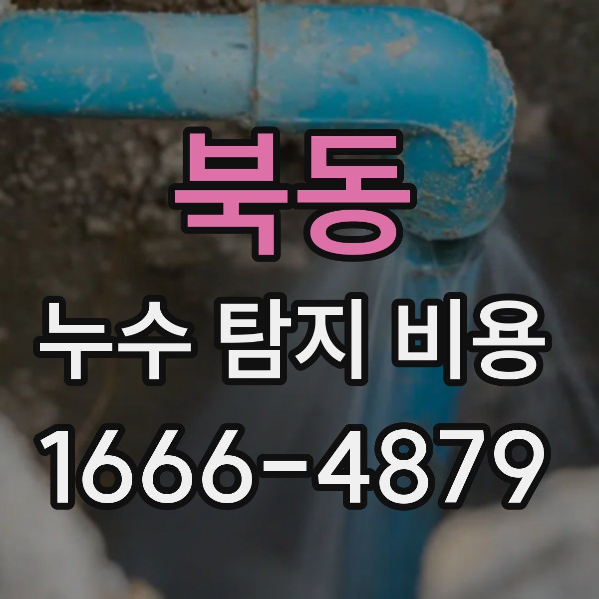 북동 누수 탐지 비용