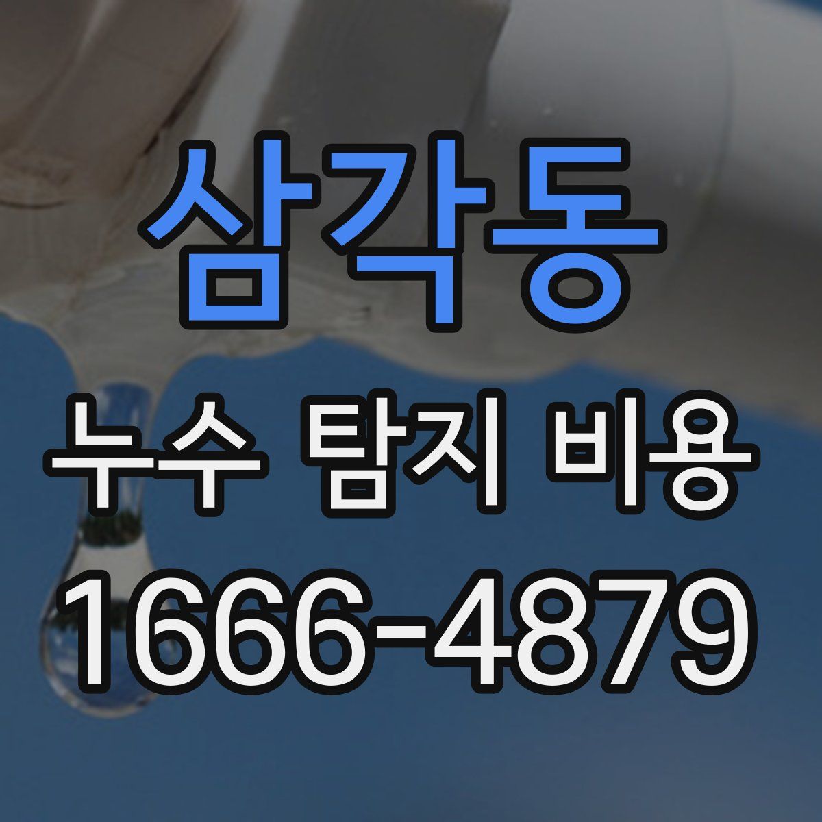 삼각동 누수 탐지 비용