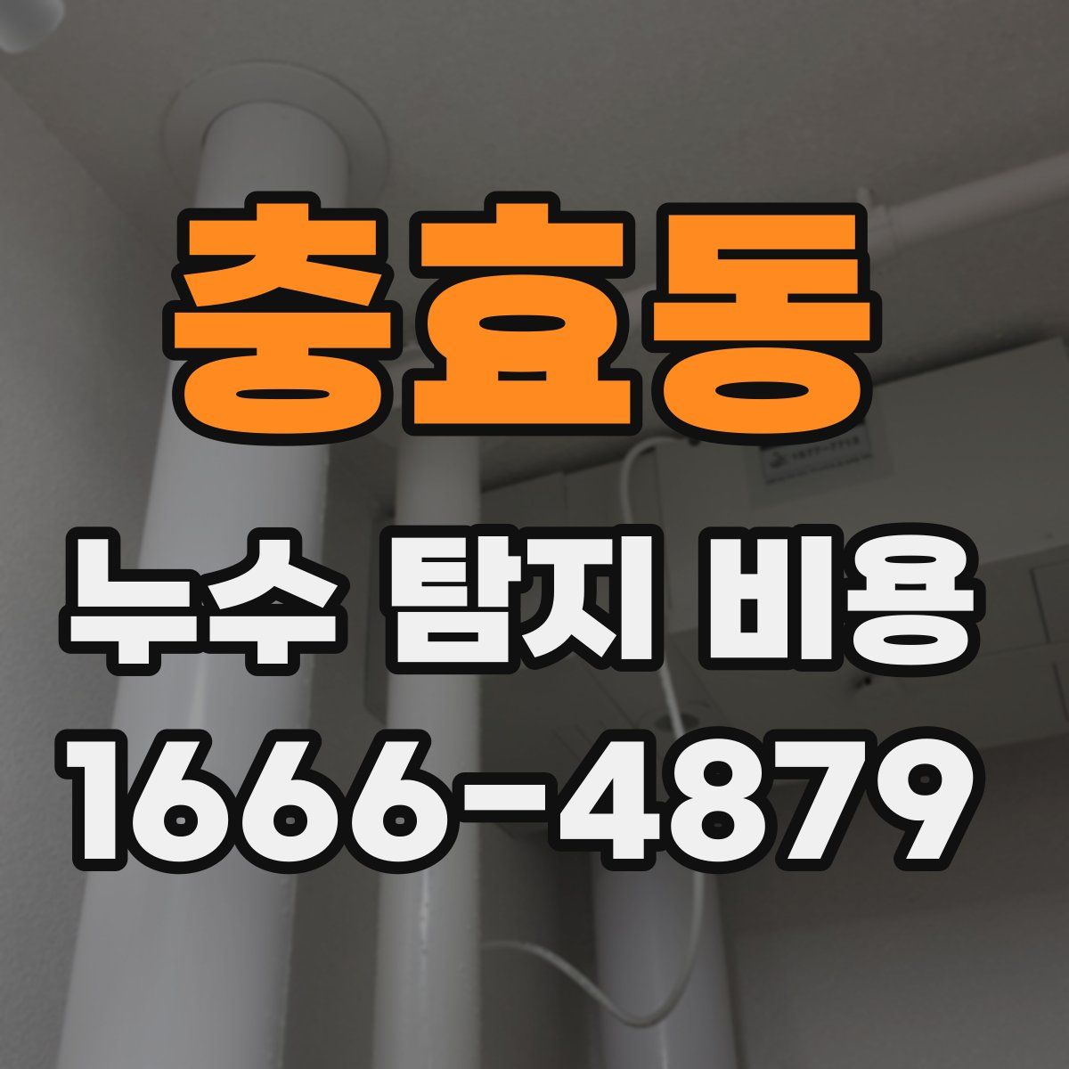 충효동 누수 탐지 비용