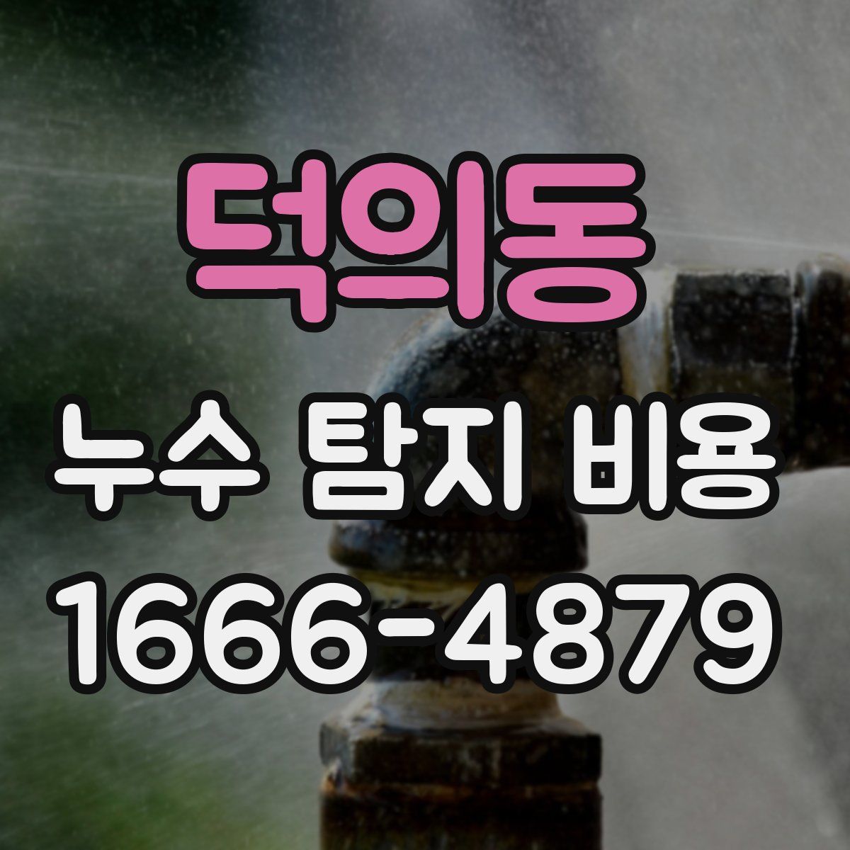 덕의동 누수 탐지 비용