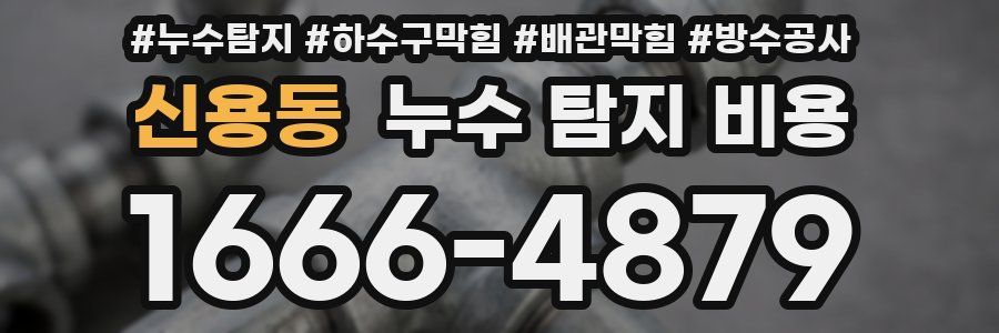 신용동 누수 탐지 비용