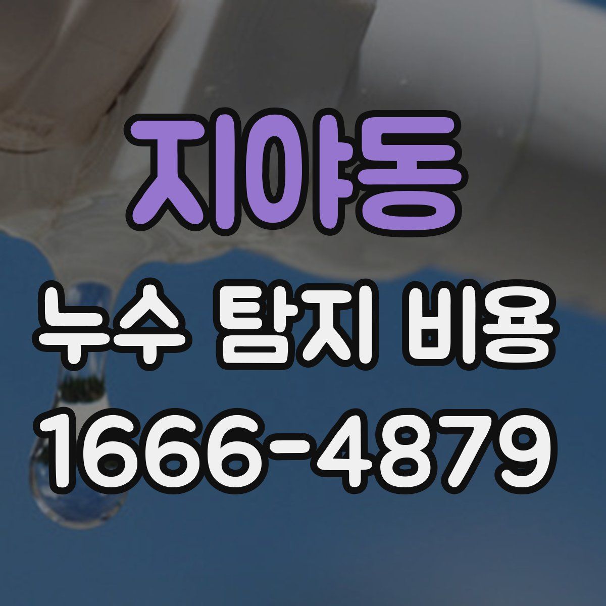 지야동 누수 탐지 비용