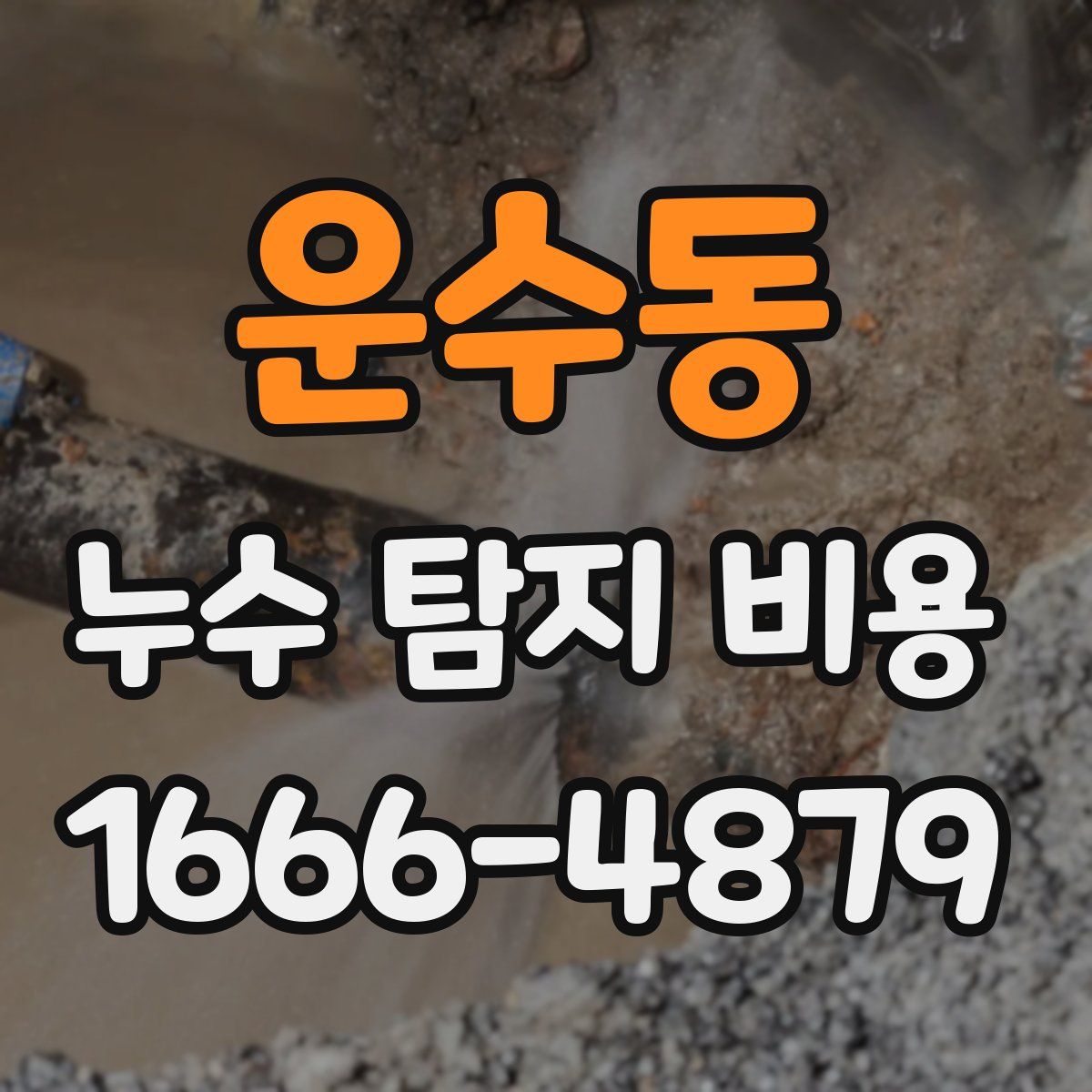 운수동 누수 탐지 비용
