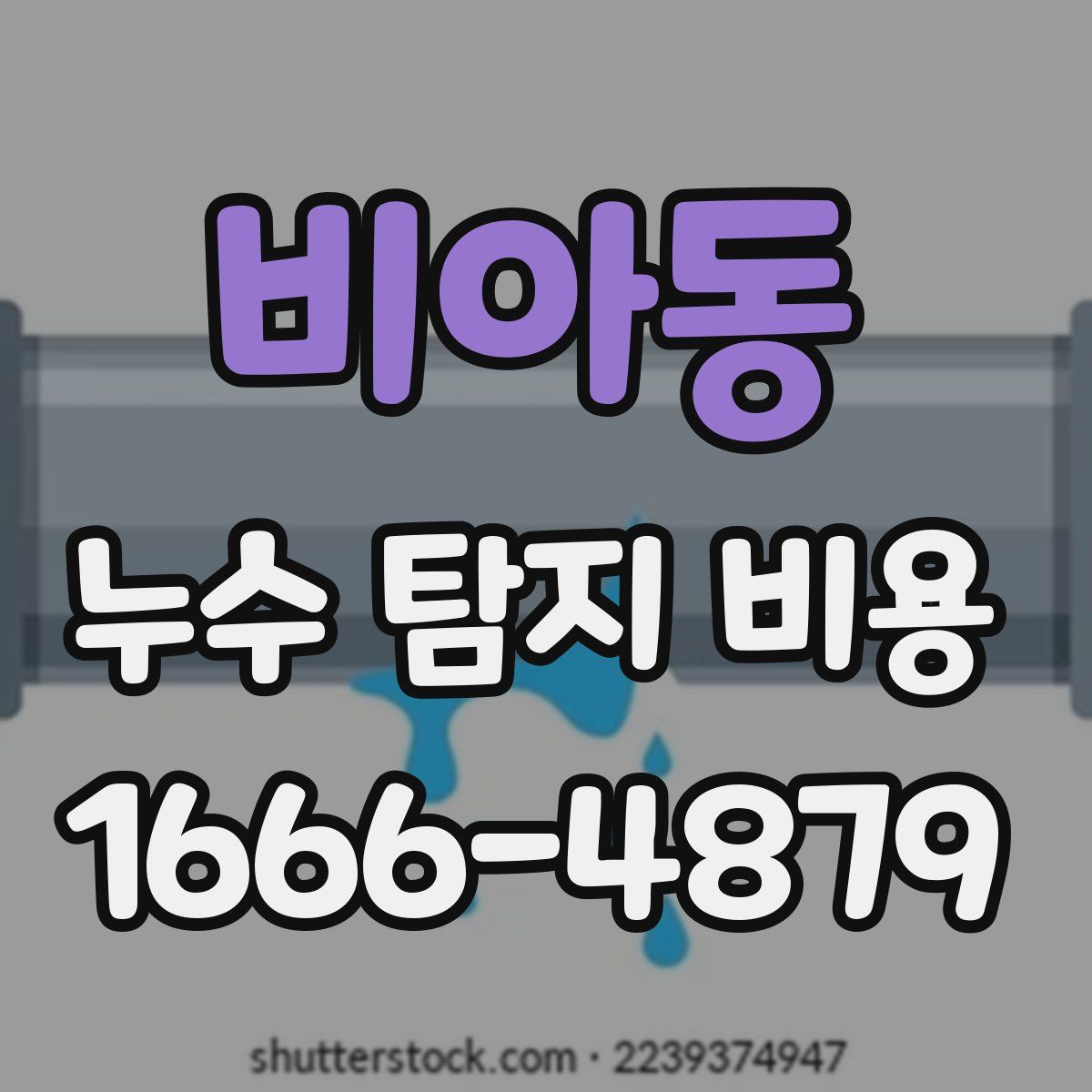 비아동 누수 탐지 비용