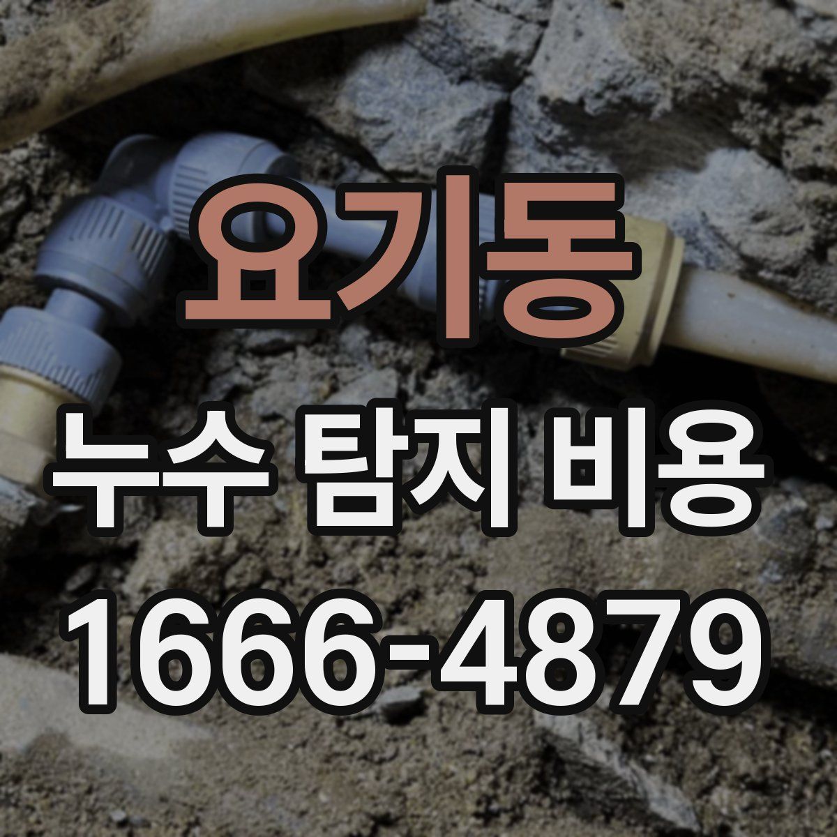 요기동 누수 탐지 비용