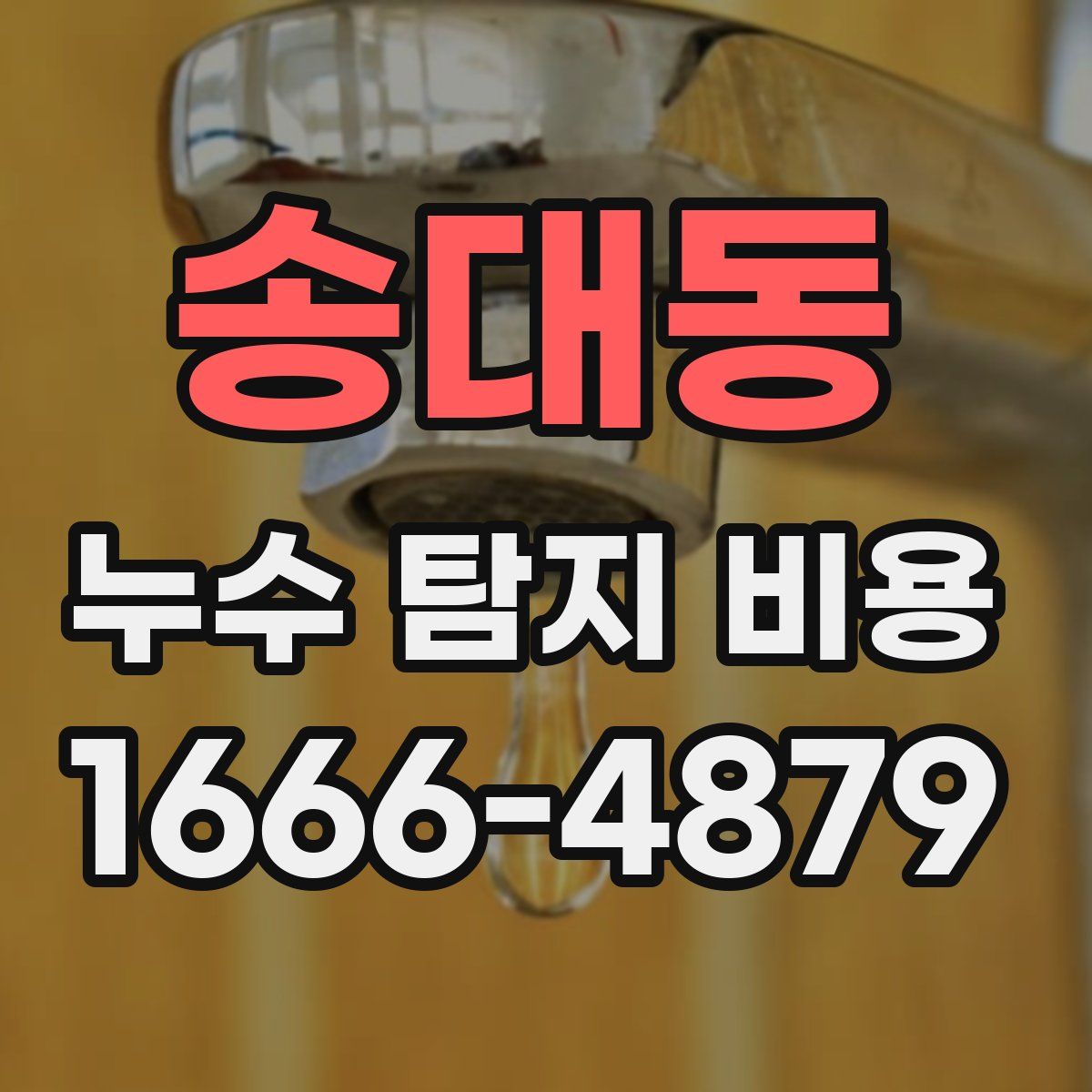 송대동 누수 탐지 비용