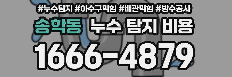 송학동 누수 탐지 비용