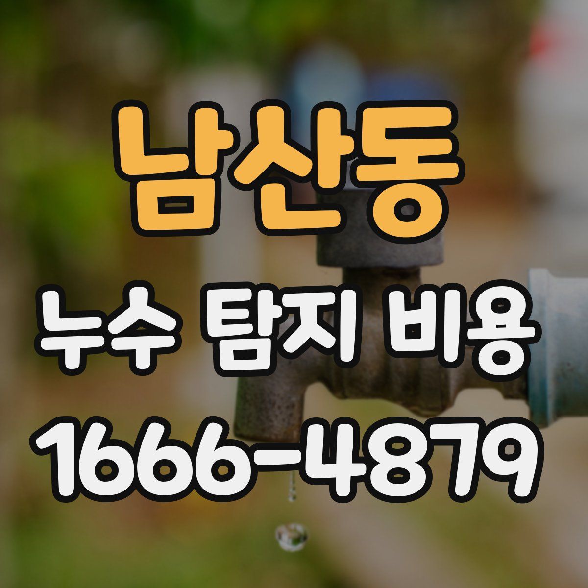 남산동 누수 탐지 비용