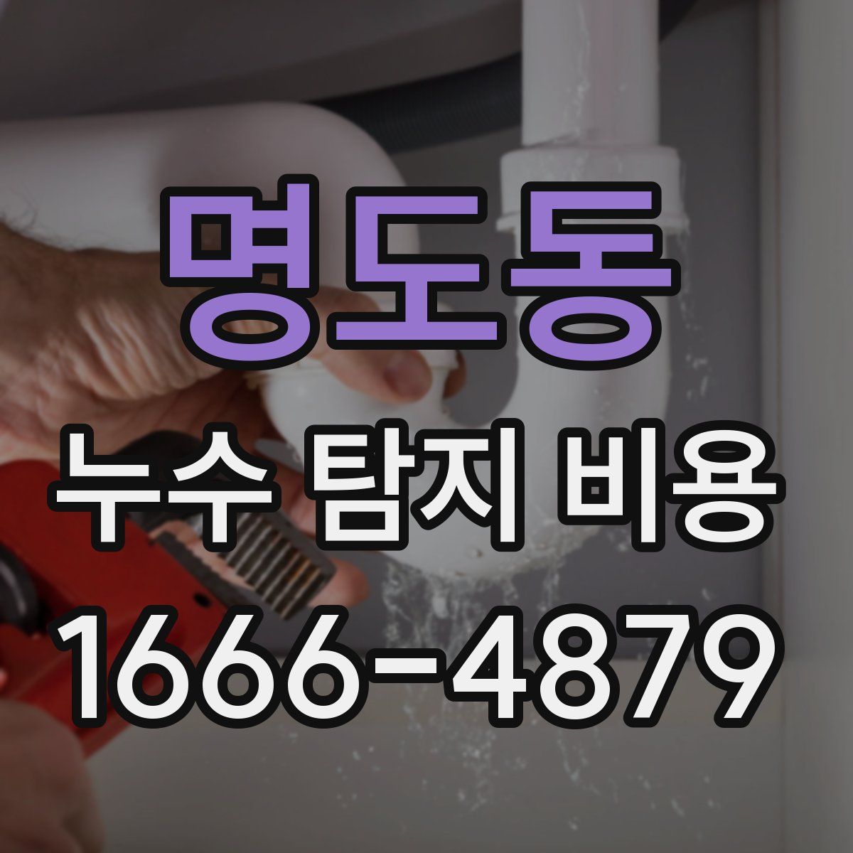 명도동 누수 탐지 비용
