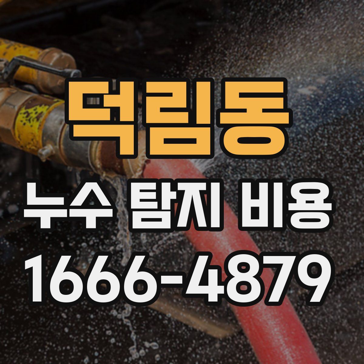 덕림동 누수 탐지 비용