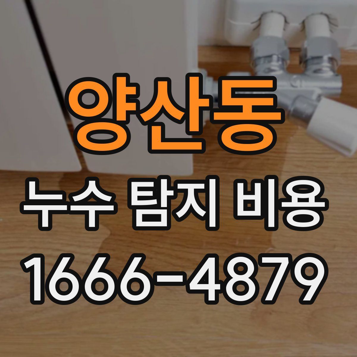 양산동 누수 탐지 비용