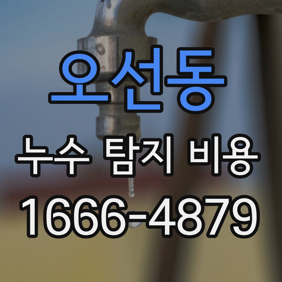 오선동 누수 탐지 비용