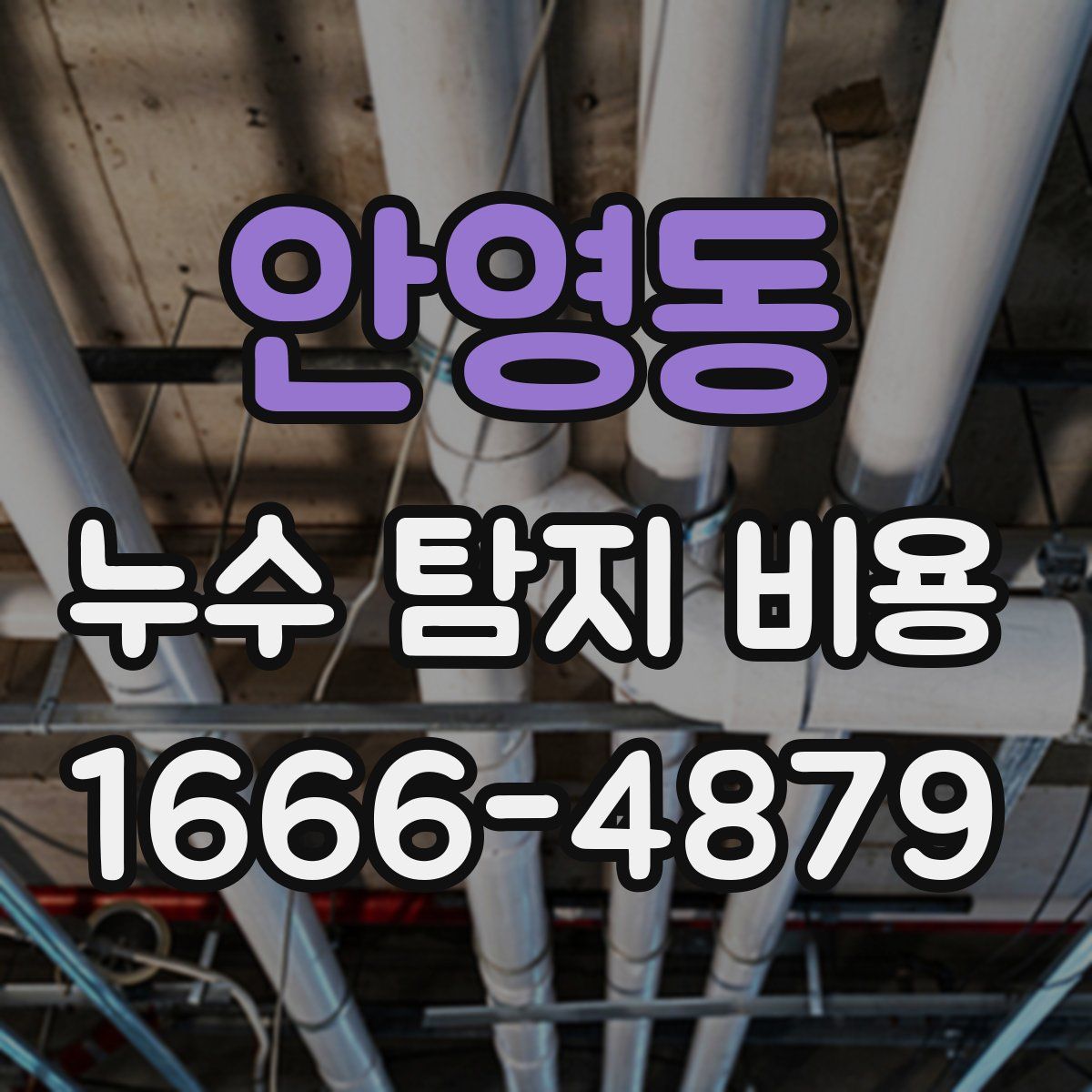 안영동 누수 탐지 비용
