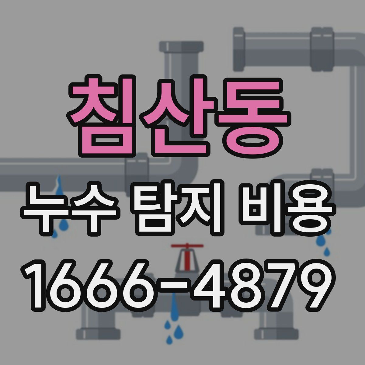 침산동 누수 탐지 비용