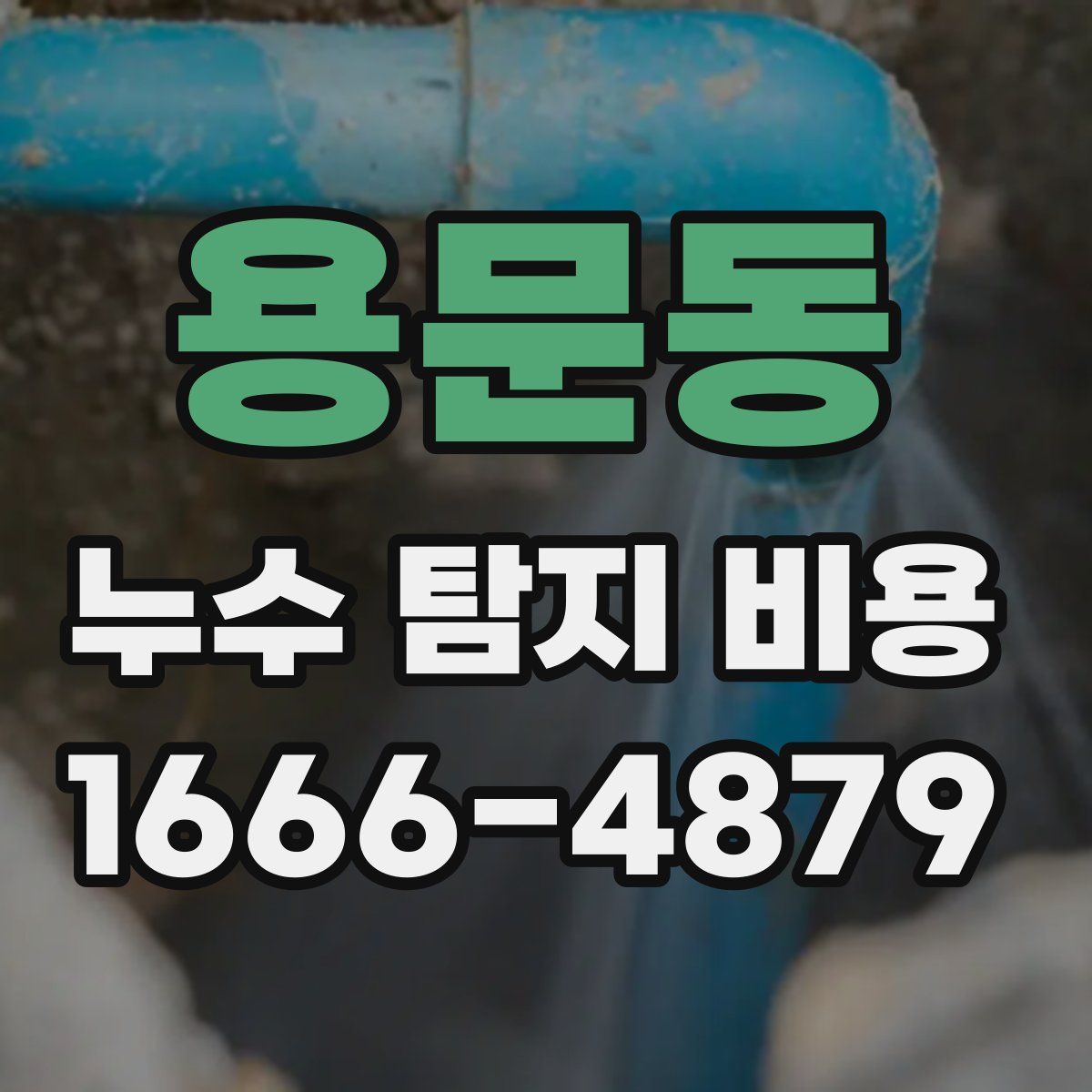 용문동 누수 탐지 비용