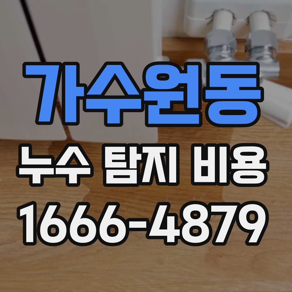 가수원동 누수 탐지 비용