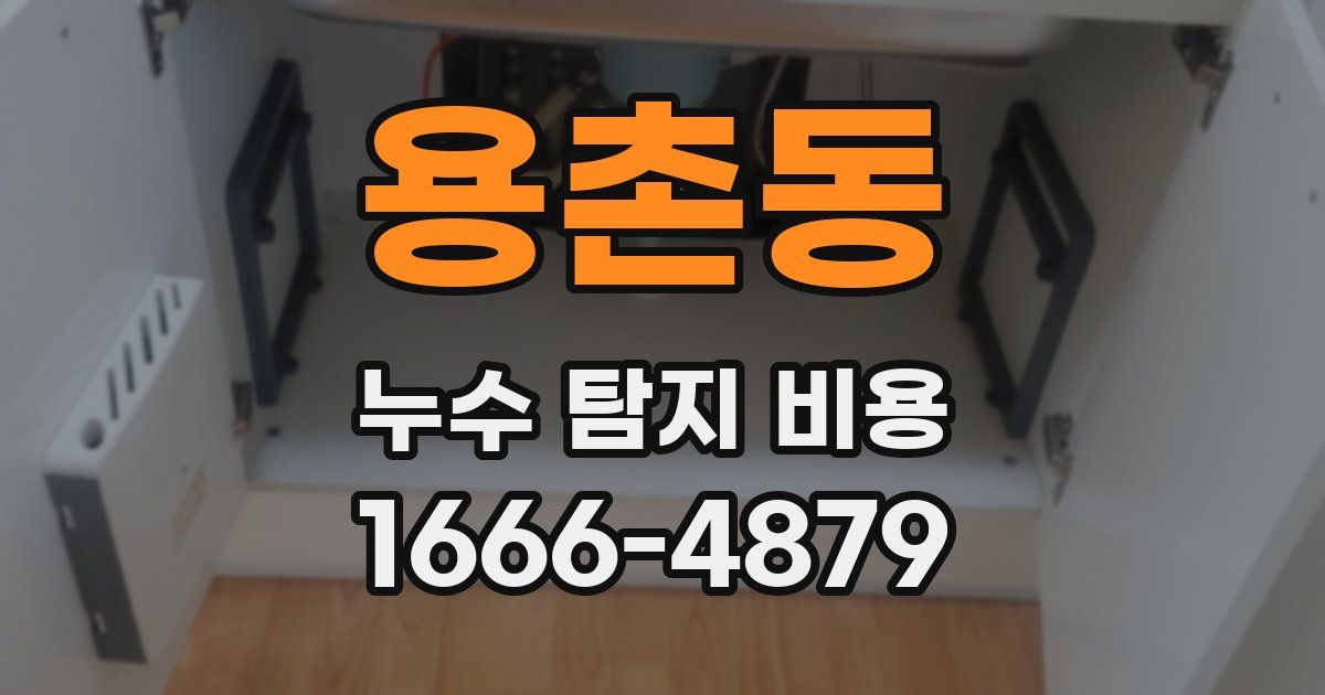 용촌동 누수 탐지 비용