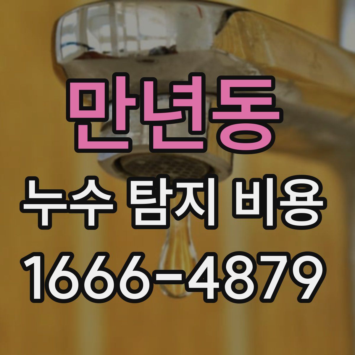 만년동 누수 탐지 비용