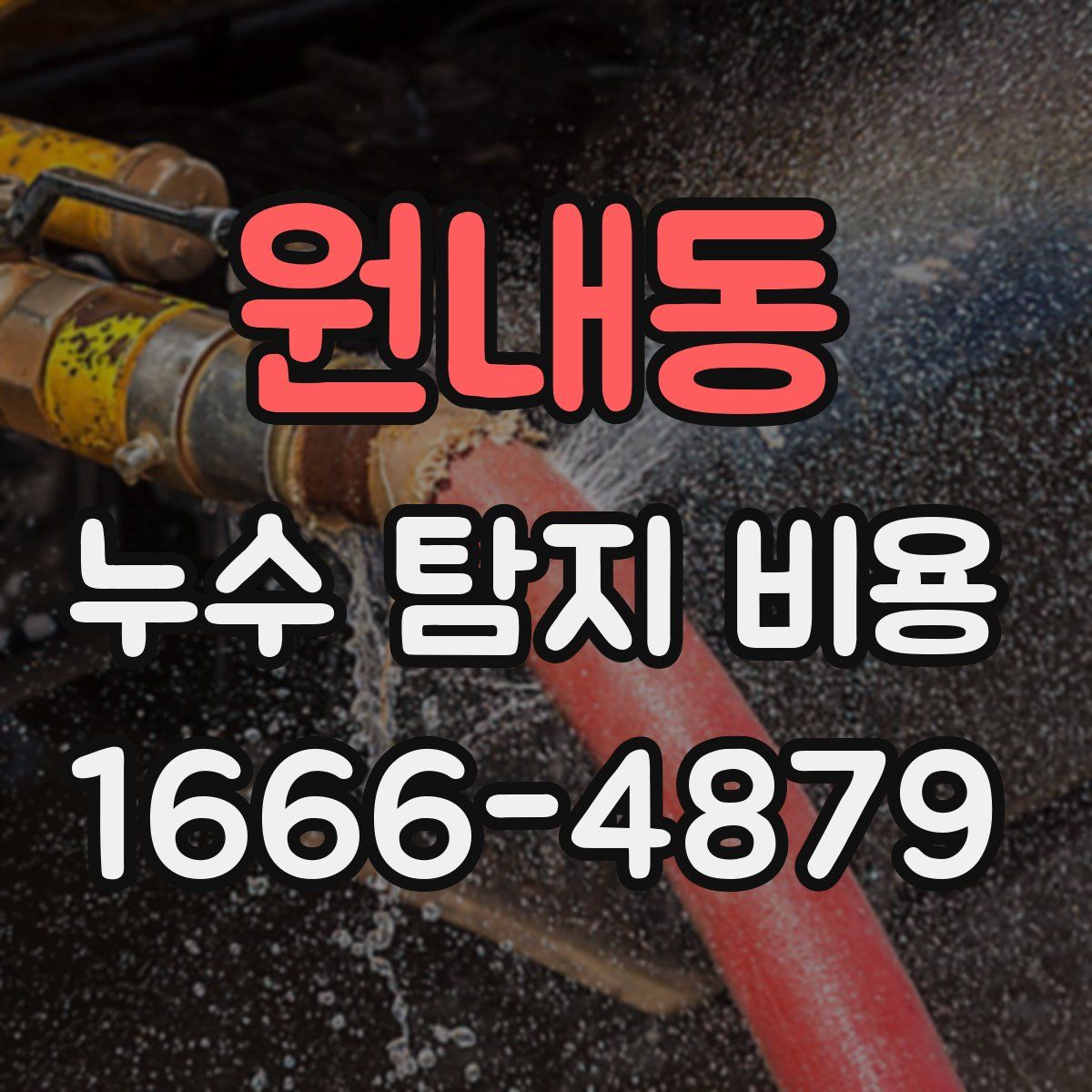 원내동 누수 탐지 비용