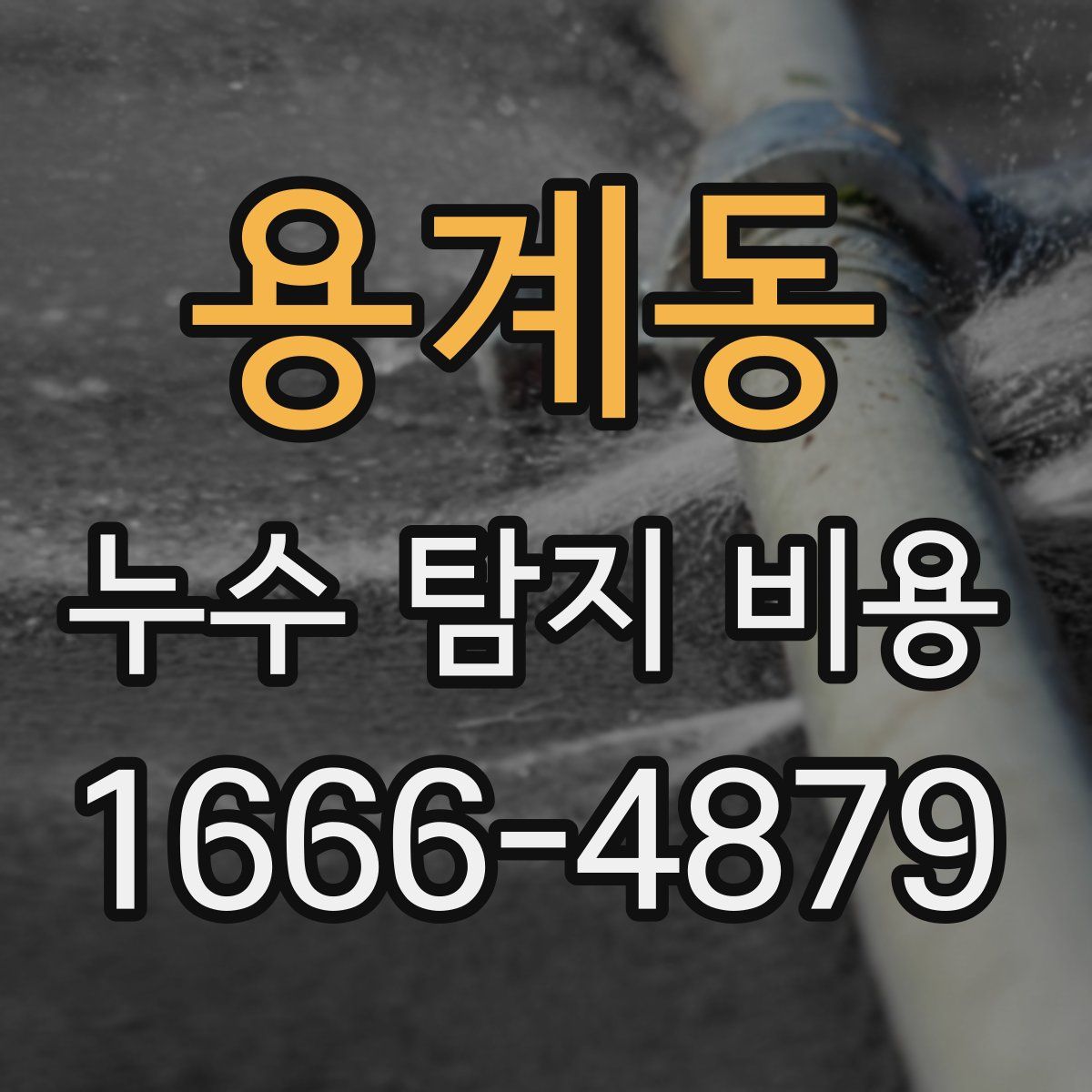 용계동 누수 탐지 비용