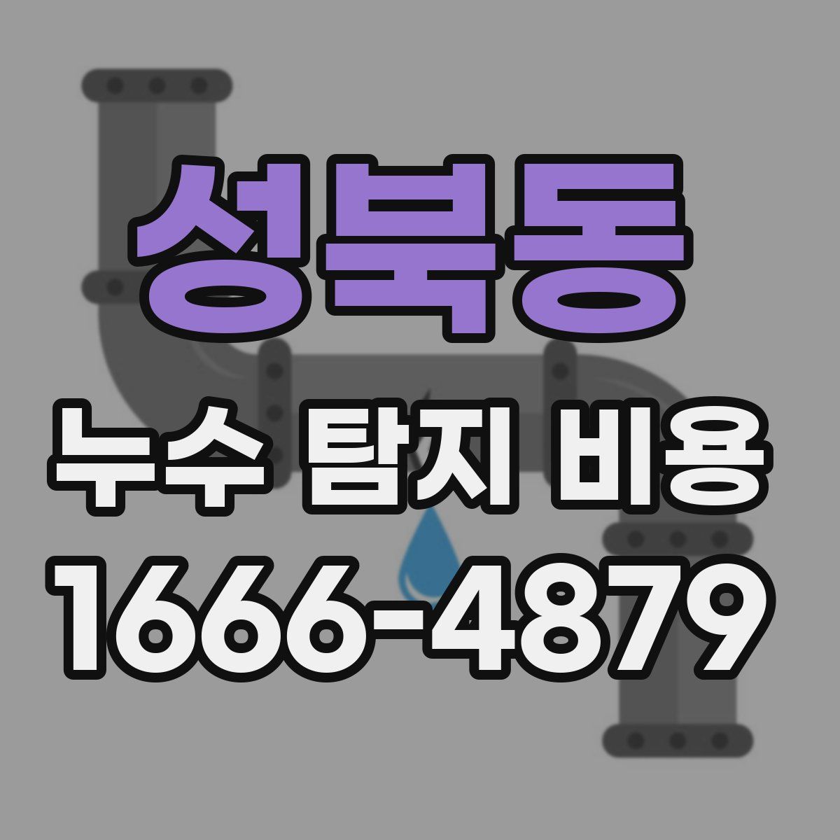 성북동 누수 탐지 비용