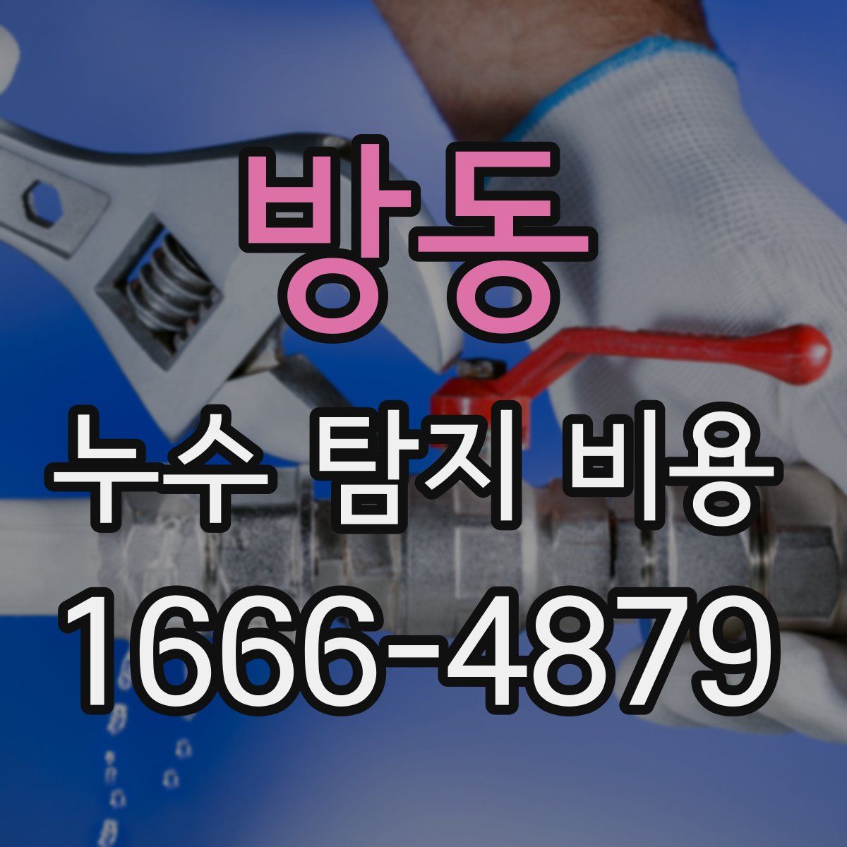 방동 누수 탐지 비용